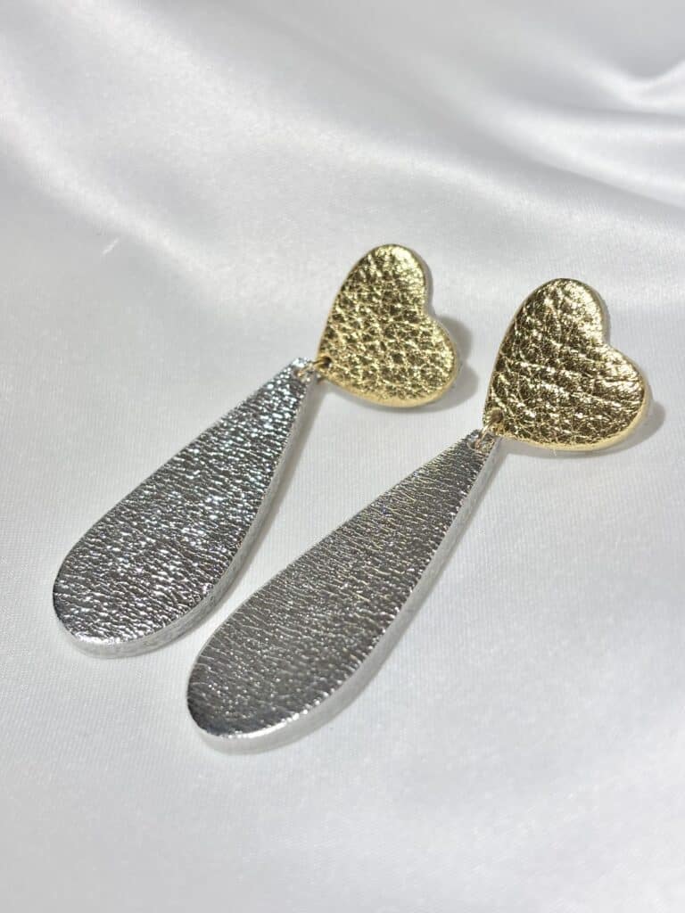 boucles d'oreilles demisel créatrice cuir sohaia bijoux