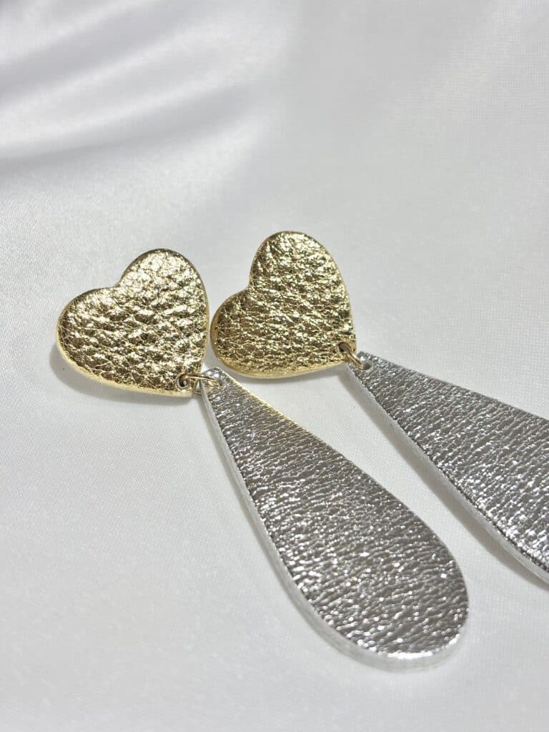 boucles d'oreilles demisel créatrice cuir sohaia bijoux