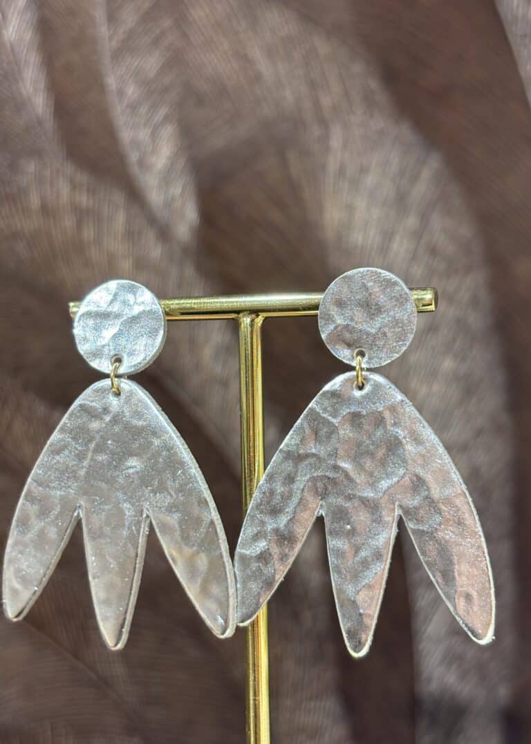 boucles d'oreilles demisel créatrice cuir sohaia bijoux
