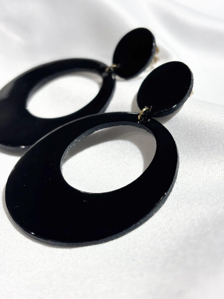 boucles d'oreilles demisel créatrice cuir sohaia bijoux