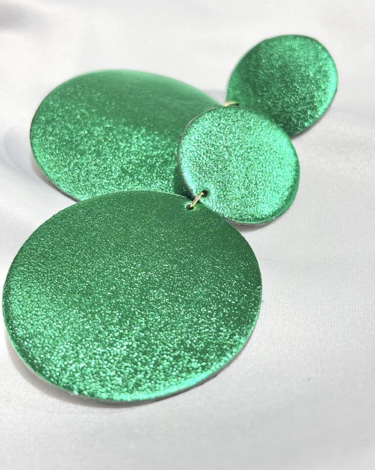 boucles d'oreilles demisel créatrice cuir sohaia bijoux