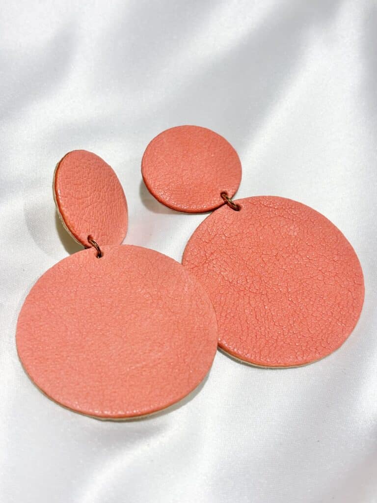 boucles d'oreilles demisel créatrice cuir sohaia bijoux