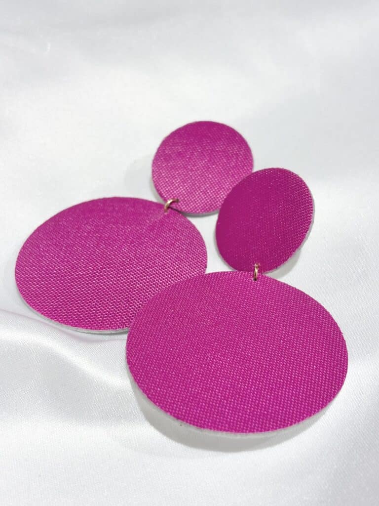boucles d'oreilles demisel créatrice cuir sohaia bijoux