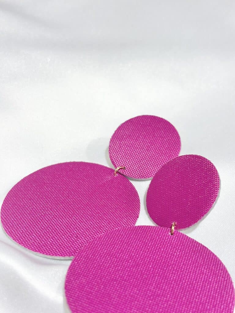 boucles d'oreilles demisel créatrice cuir sohaia bijoux
