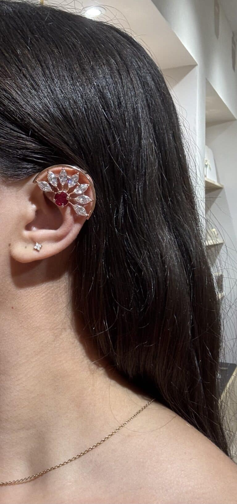 bijoux d'oreilles hélix argent 925 rhodié gela paris sohaia bijoux
