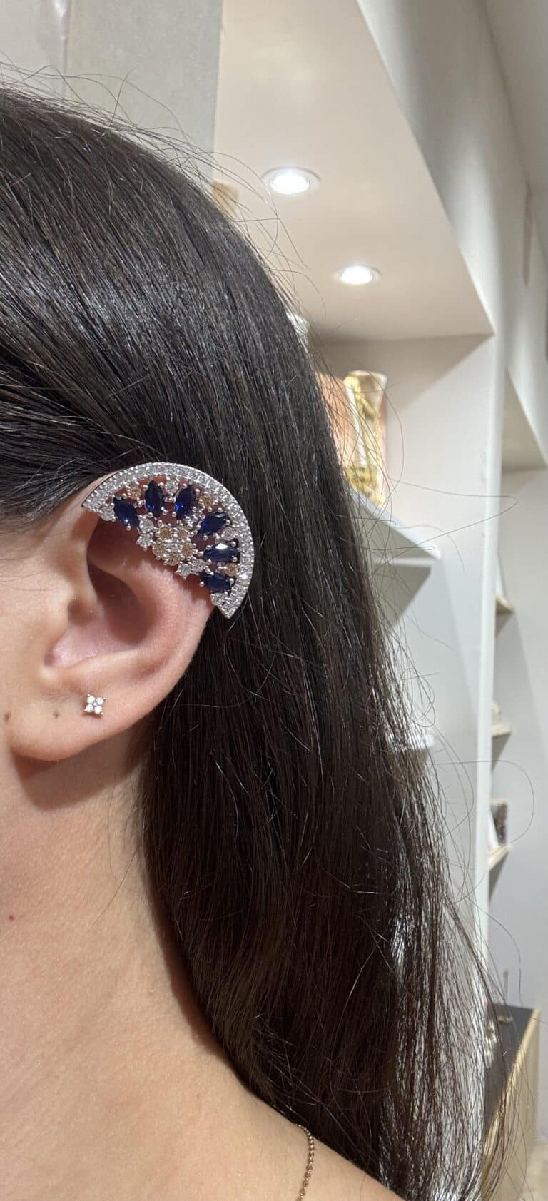 bijoux d'oreilles hélix argent 925 rhodié gela paris sohaia bijoux