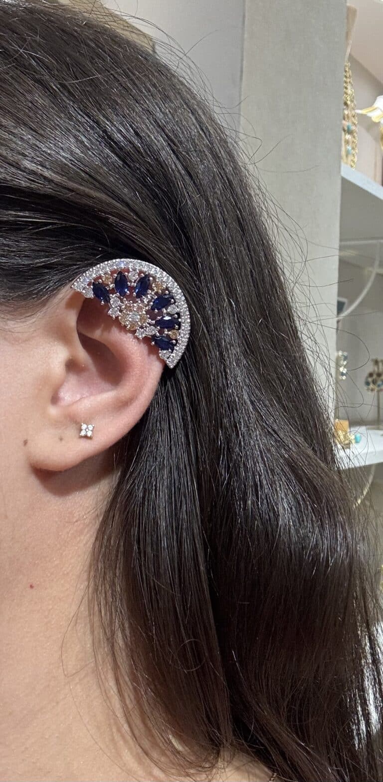 bijoux d'oreilles hélix argent 925 rhodié gela paris sohaia bijoux