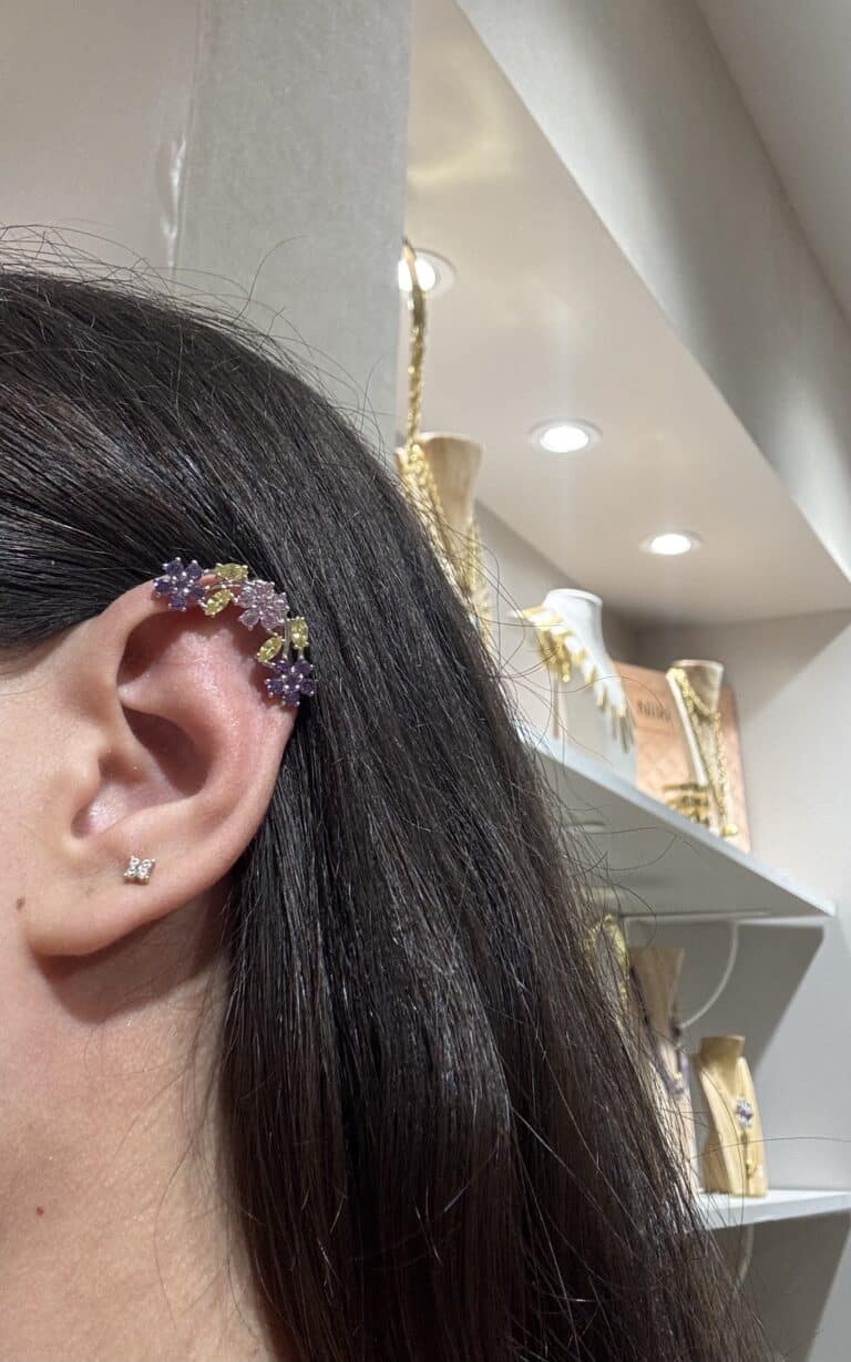 bijoux d'oreilles hélix argent 925 rhodié gela paris sohaia bijoux