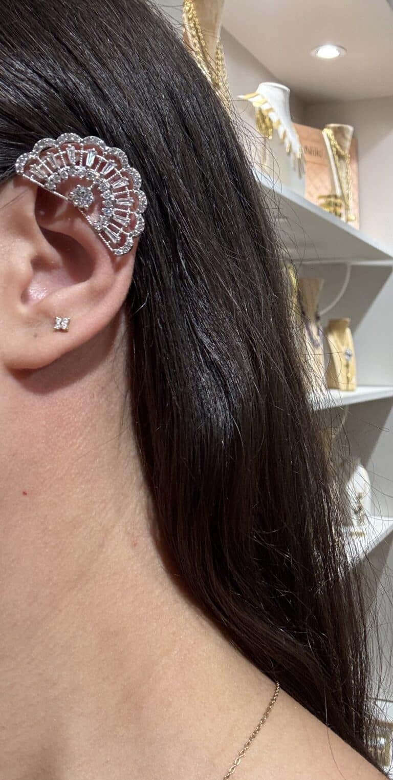 bijoux d'oreilles hélix argent 925 rhodié gela paris sohaia bijoux