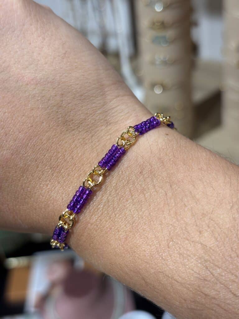 bracelet plaqué or santibé sohaia bijoux