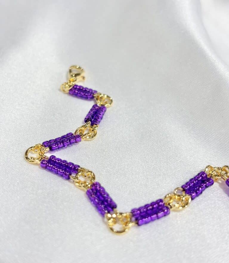 bracelet plaqué or santibé sohaia bijoux