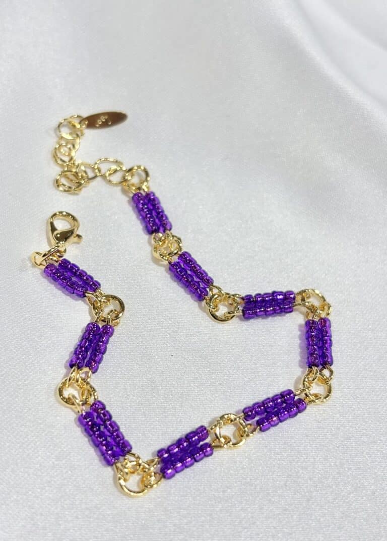 bracelet plaqué or santibé sohaia bijoux