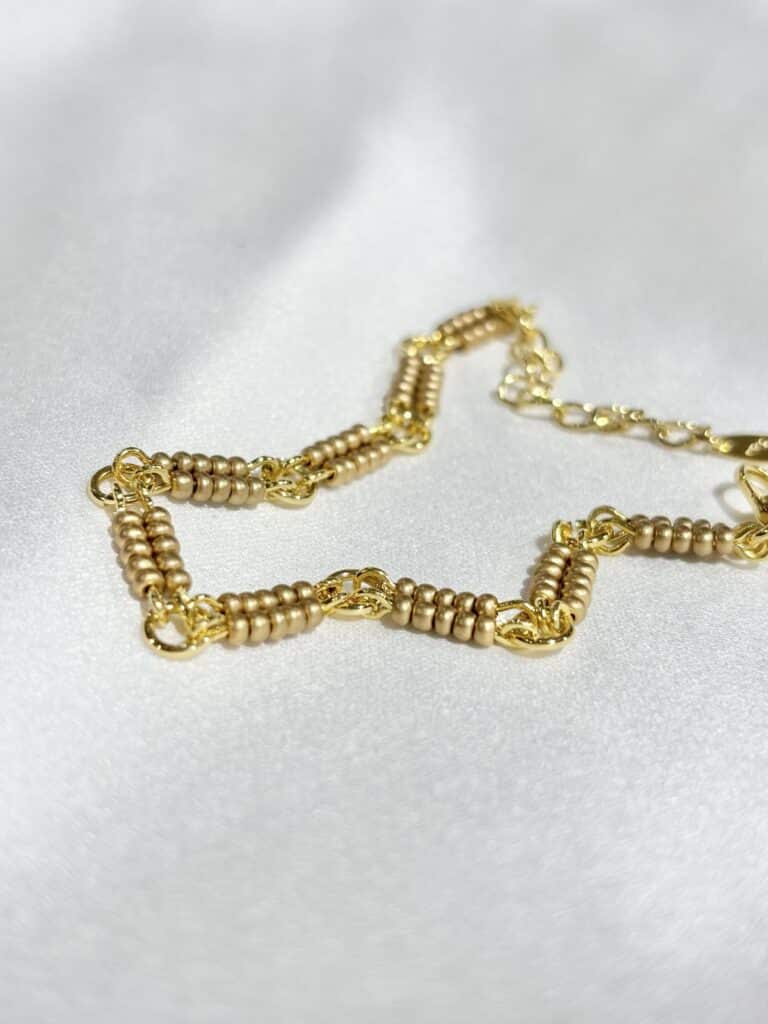 bracelet plaqué or santibé sohaia bijoux