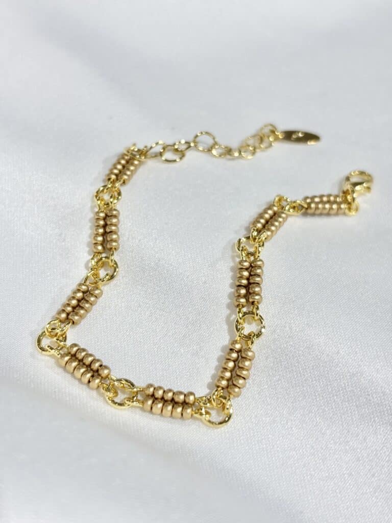 bracelet plaqué or santibé sohaia bijoux