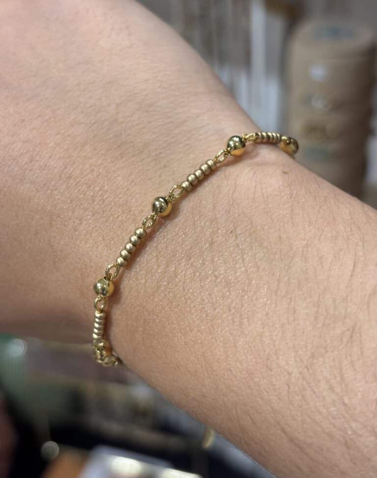 bracelet plaqué or santibé sohaia bijoux