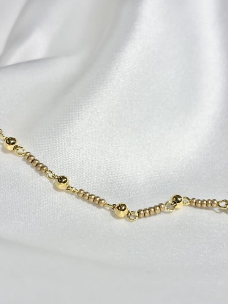 bracelet plaqué or santibé sohaia bijoux