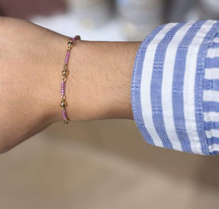 bracelet plaqué or santibé sohaia bijoux