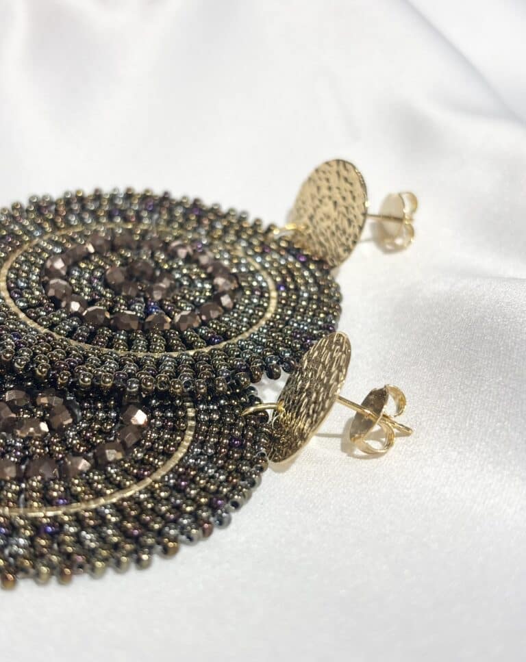 boucles plaqué or santibé chez sohaia