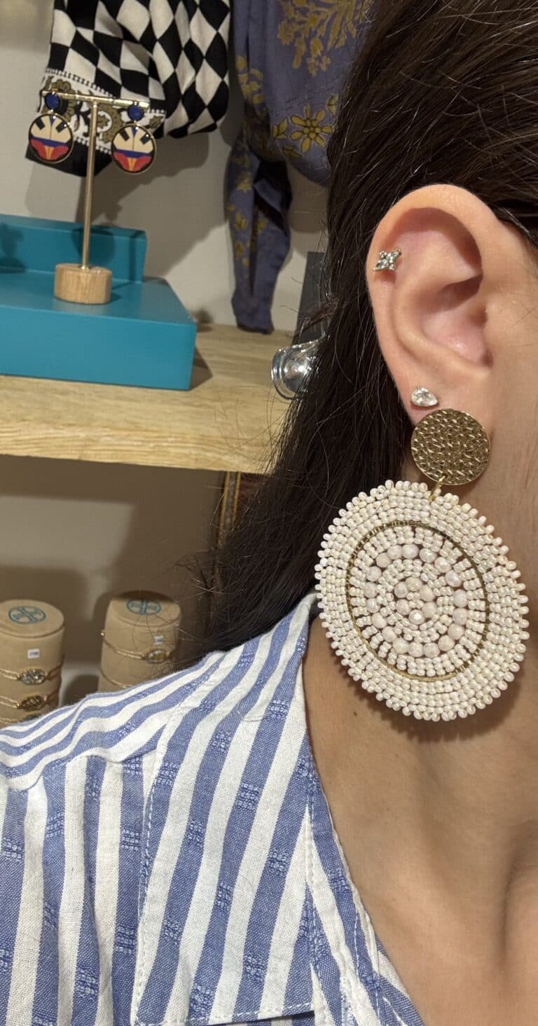 boucles plaqué or santibé chez sohaia
