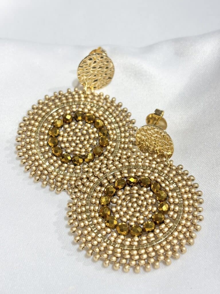 boucles plaqué or santibé chez sohaia