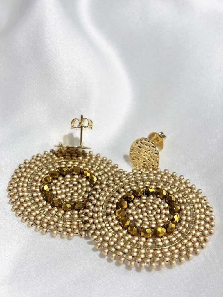 boucles plaqué or santibé chez sohaia