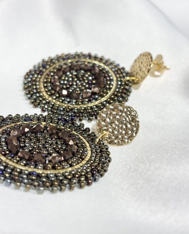 boucles plaqué or santibé chez sohaia