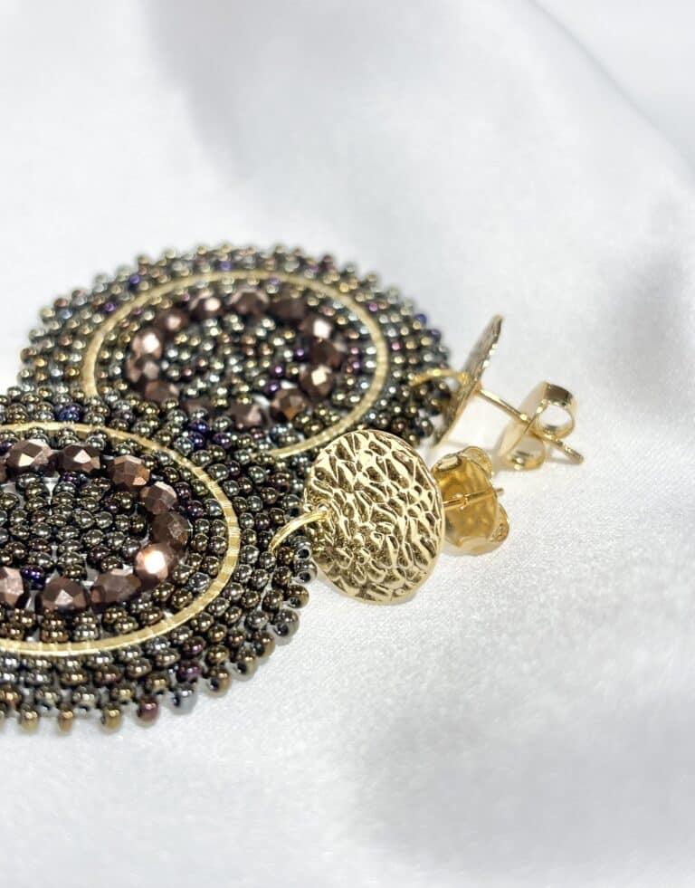 boucles plaqué or santibé chez sohaia