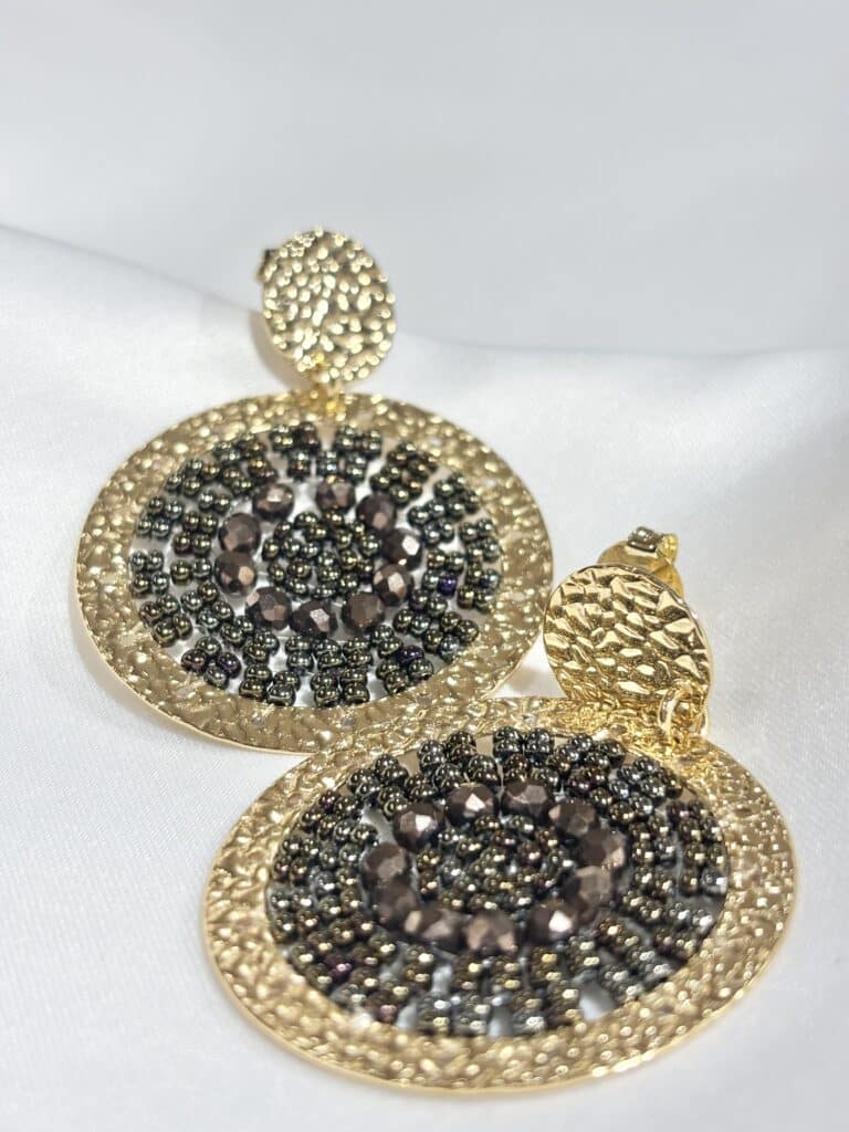 boucles d'oreilles plaqué or santibé chez sohaia