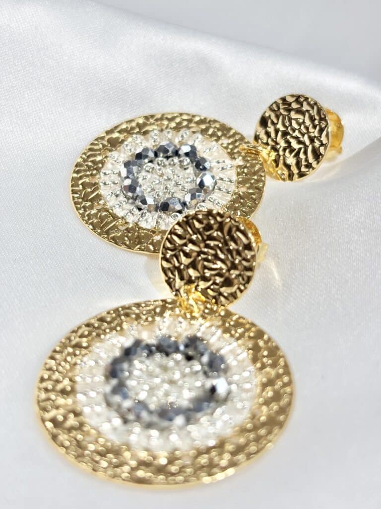 boucles plaqué or santibé chez sohaia