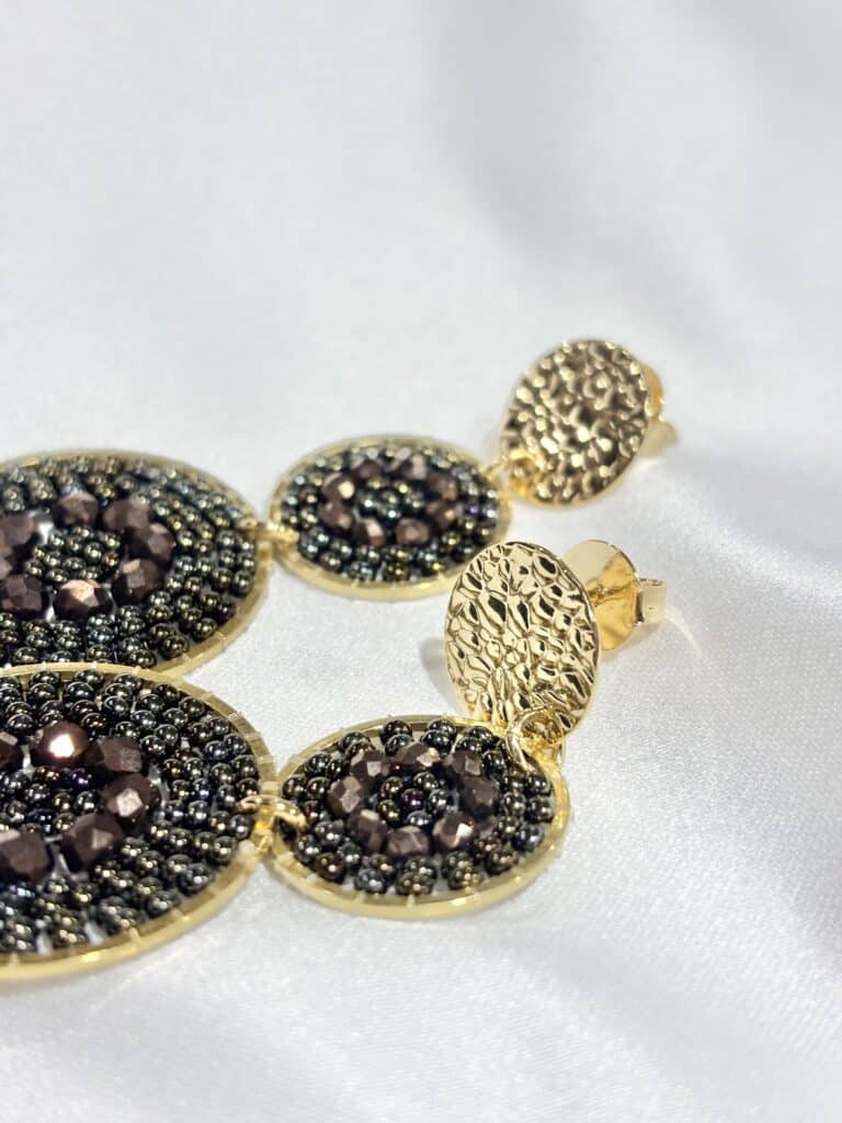boucles plaqué or santibé chez sohaia