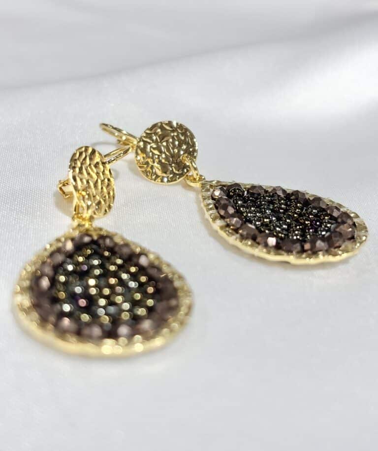 boucles plaqué or santibé chez sohaia