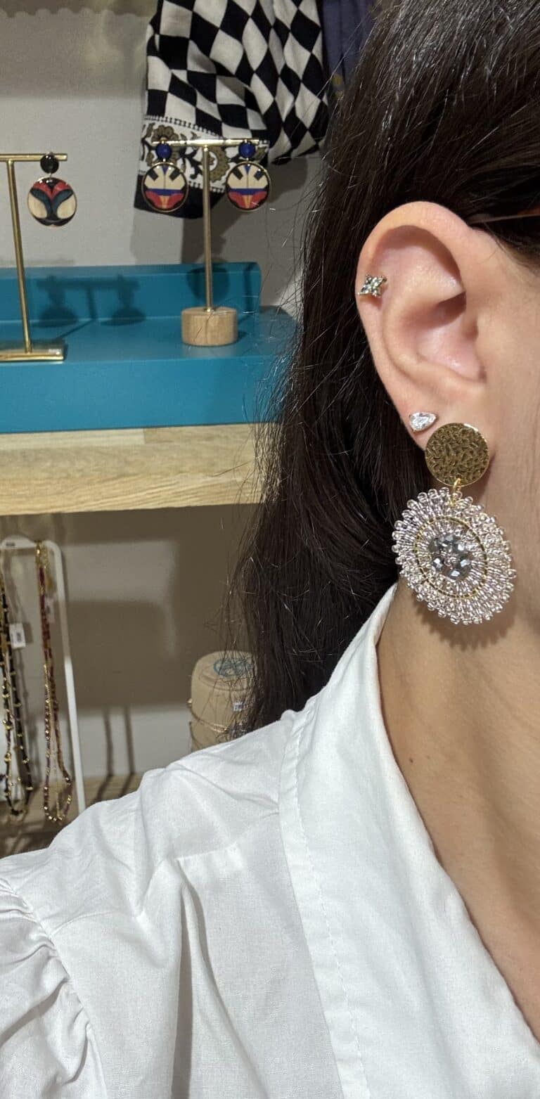 boucles plaqué or santibé chez sohaia