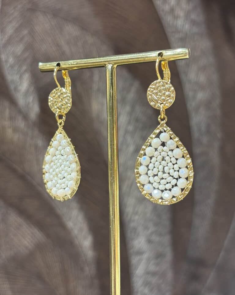 boucles plaqué or santibé chez sohaia
