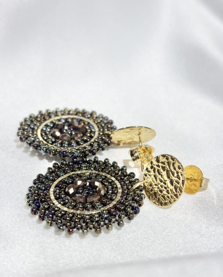 boucles plaqué or santibé chez sohaia