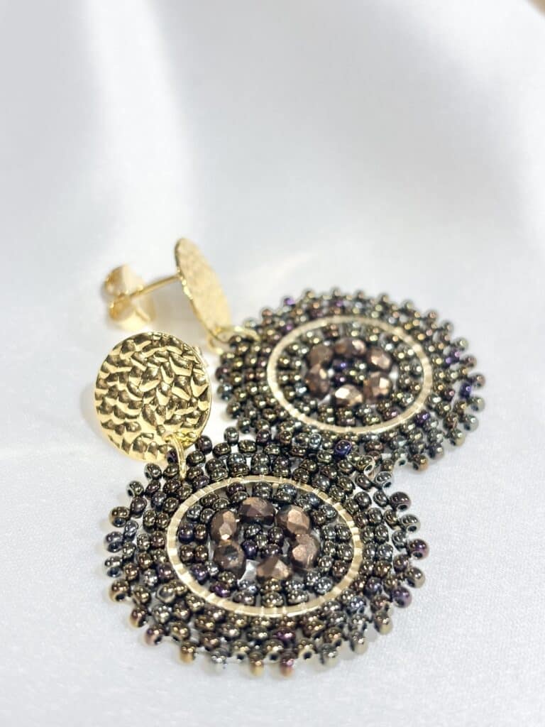 boucles plaqué or santibé chez sohaia