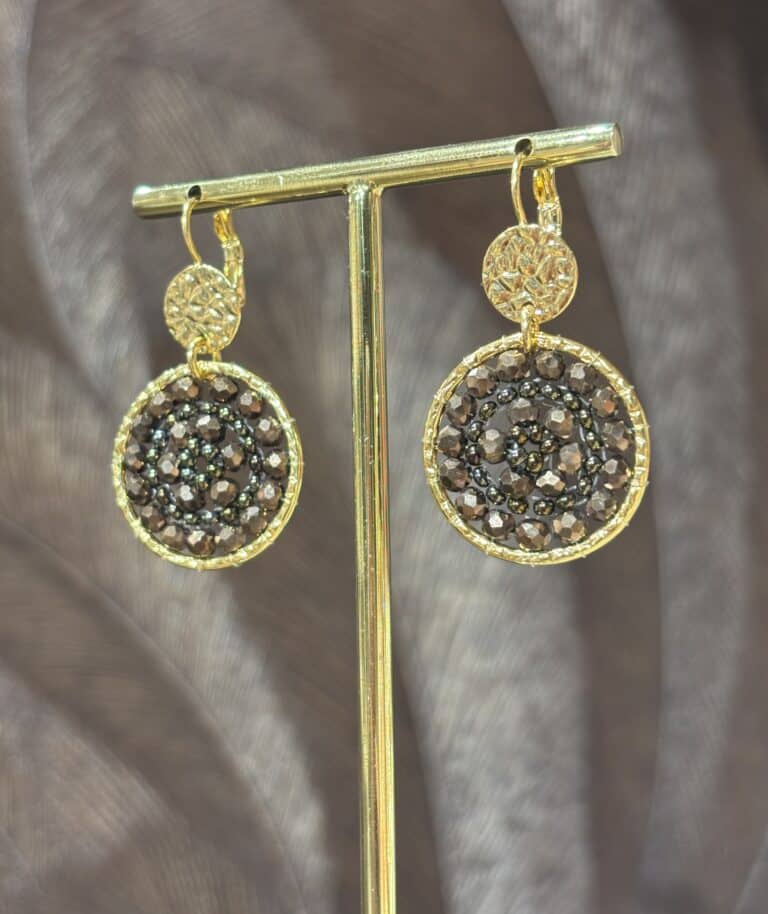 boucles plaqué or santibé chez sohaia