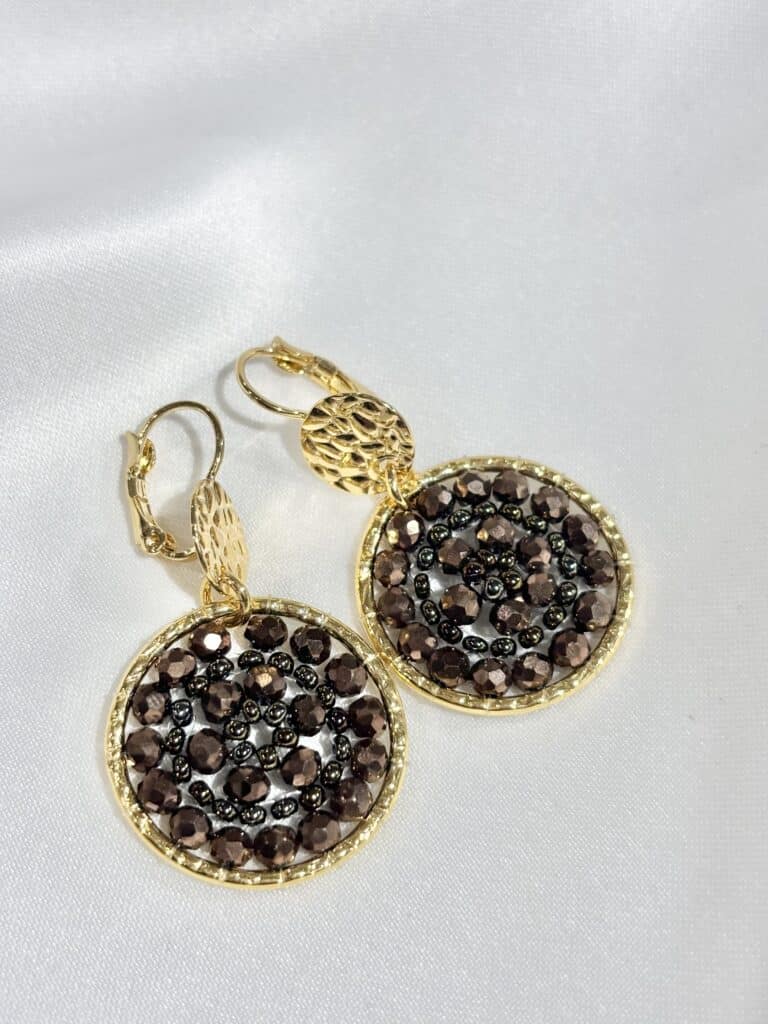 boucles plaqué or santibé chez sohaia