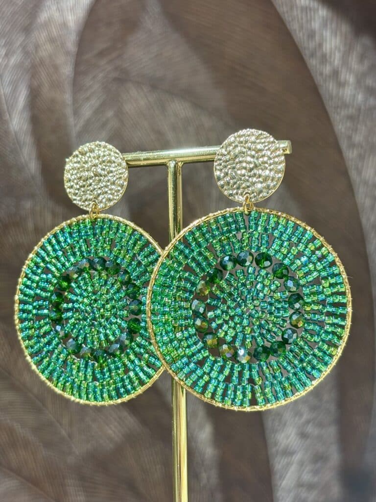 boucles d'oreilles plaqué or santibé sohaia