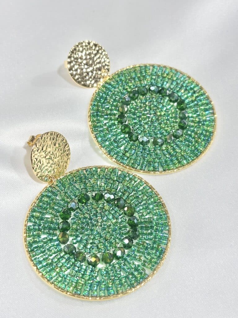 boucles d'oreilles plaqué or santibé sohaia