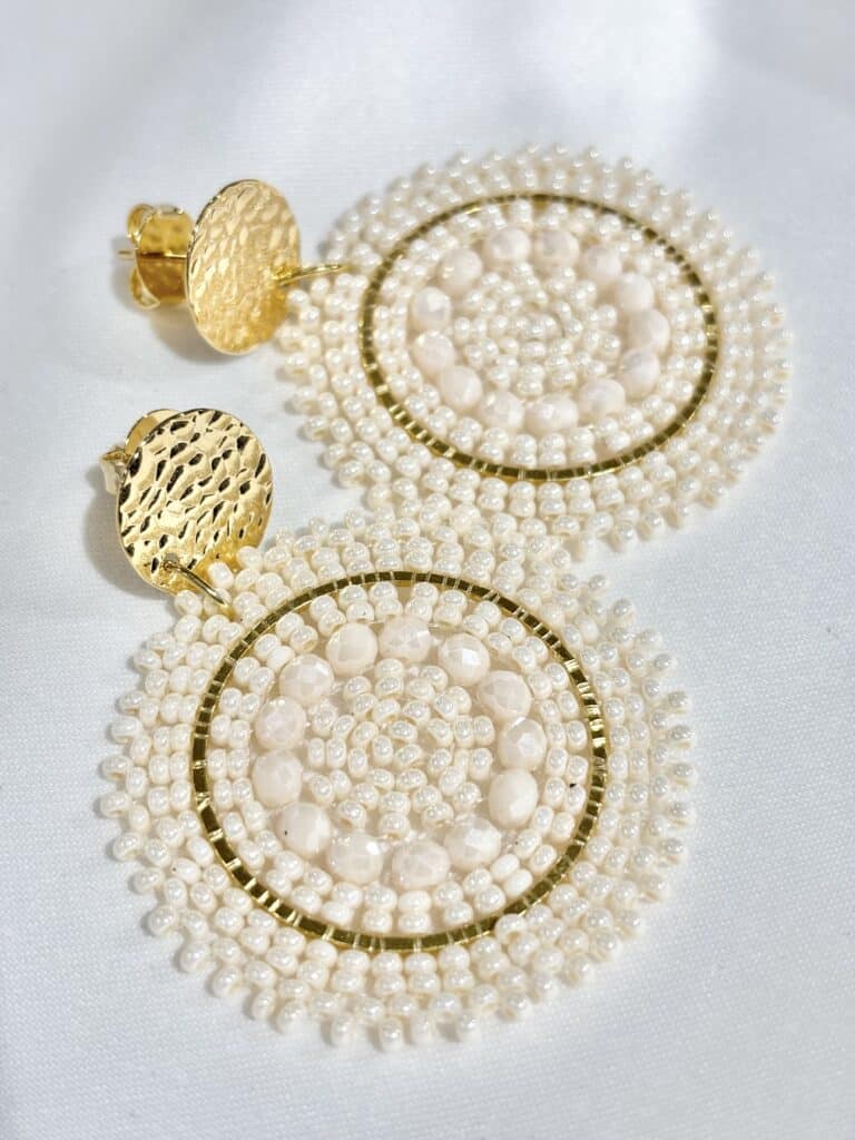 boucles d'oreilles plaqué or santibé sohaia