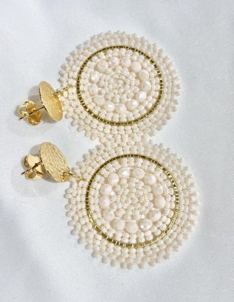 boucles d'oreilles plaqué or santibé sohaia