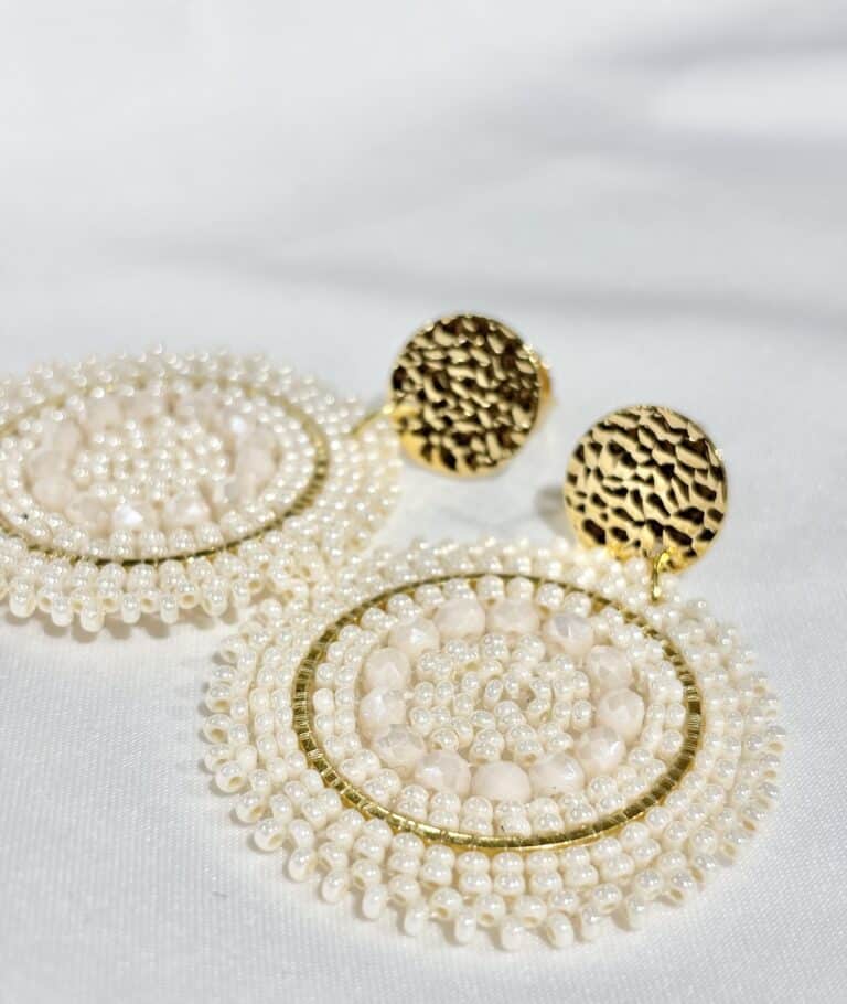 boucles d'oreilles plaqué or santibé sohaia