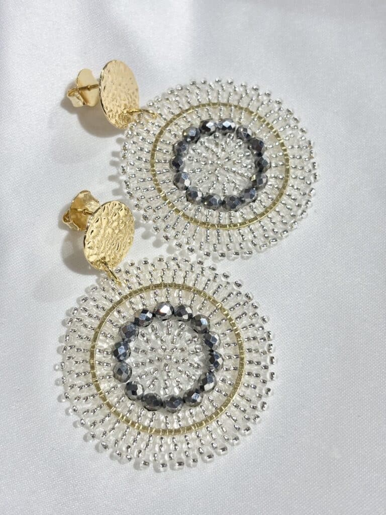 boucles d'oreilles plaqué or santibé sohaia