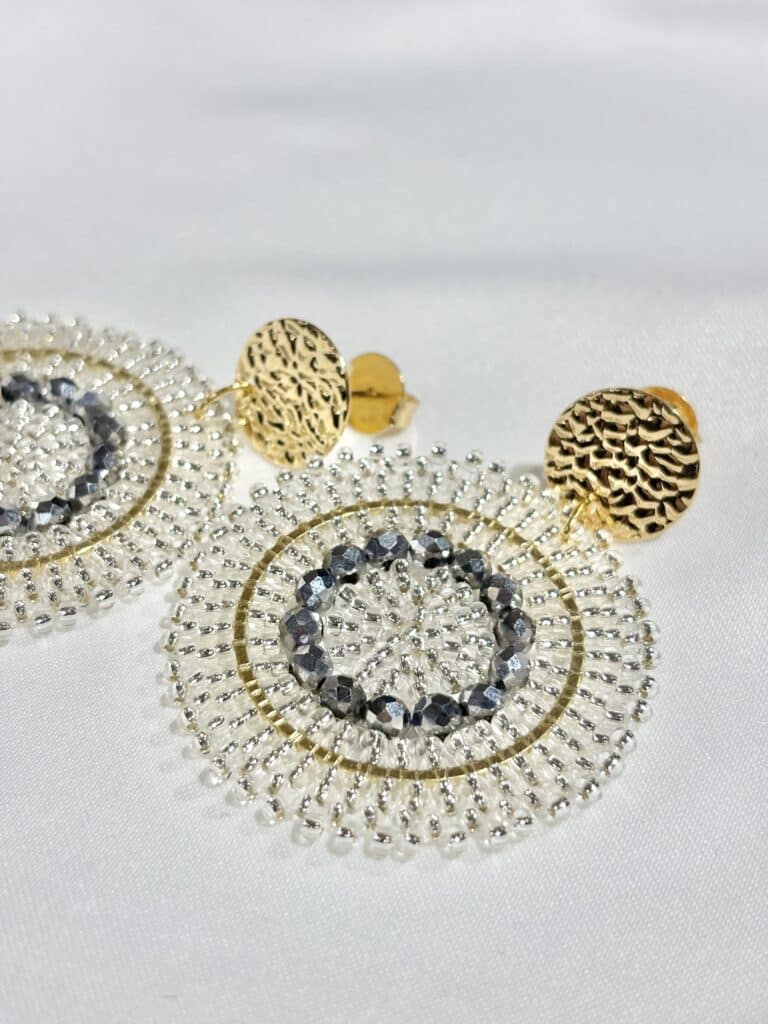 boucles d'oreilles plaqué or santibé sohaia