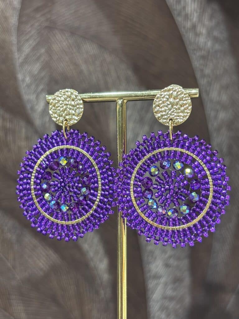 boucles d'oreilles plaqué or santibé sohaia