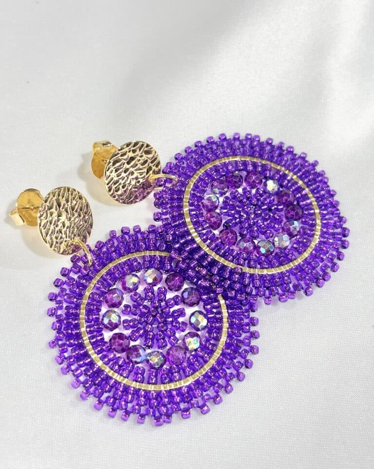 boucles d'oreilles plaqué or santibé sohaia