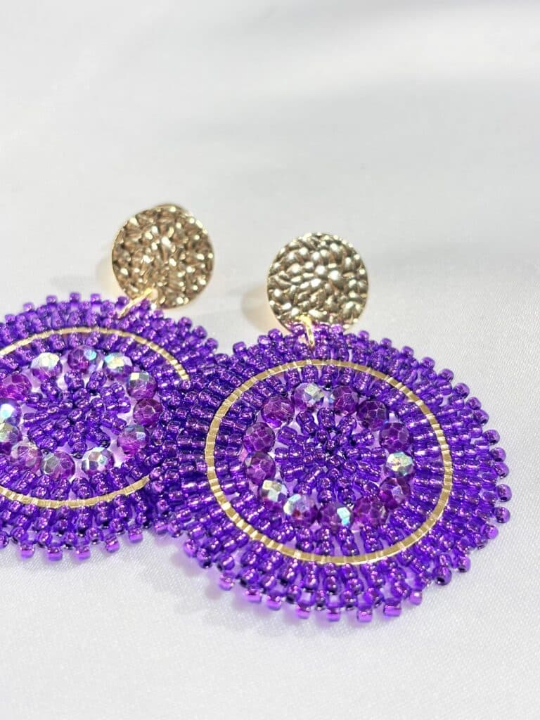 boucles d'oreilles plaqué or santibé sohaia