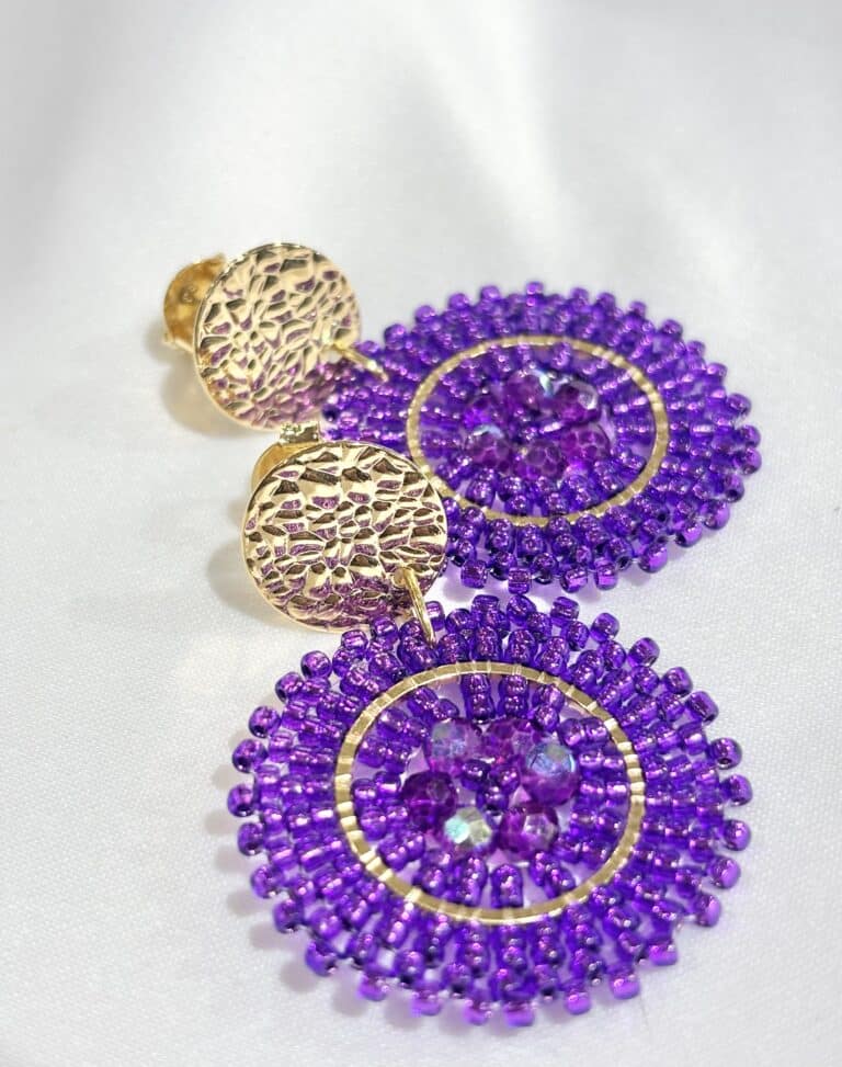 boucles d'oreilles plaqué or santibé sohaia
