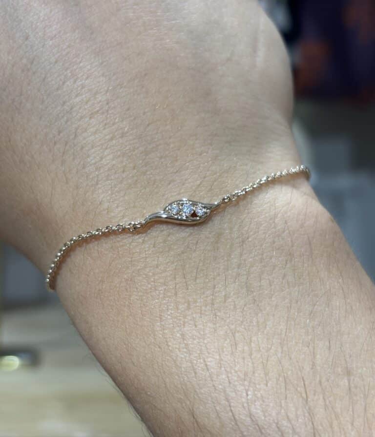 bracelet plaque or 18K sohaia bijoux