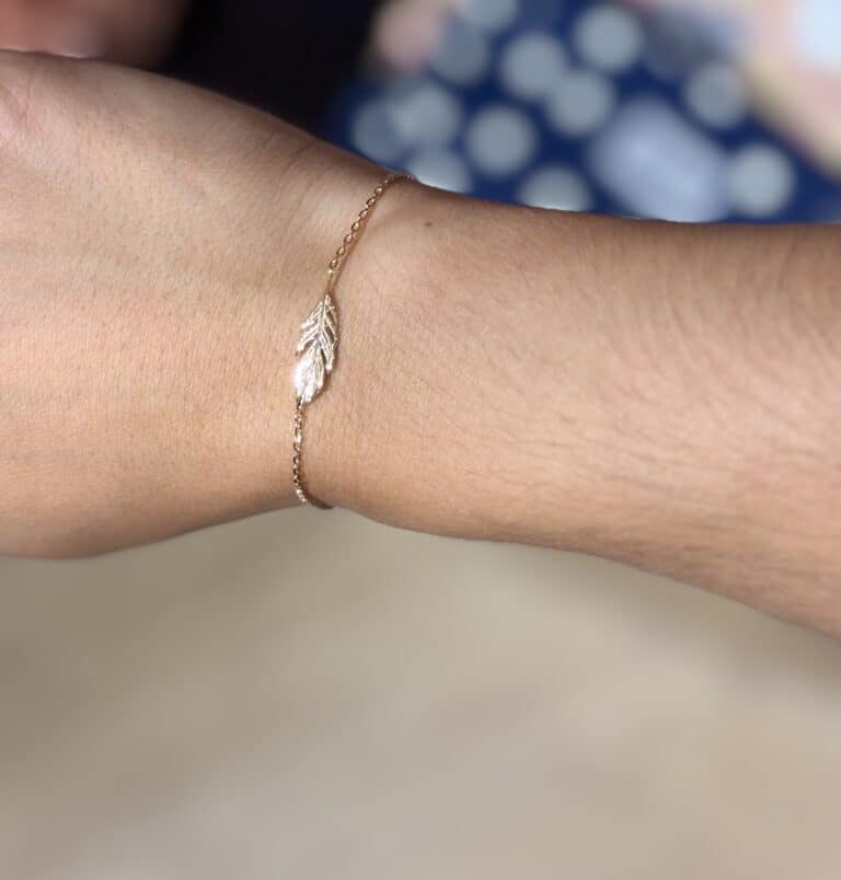 bracelet plaque or 18K sohaia bijoux